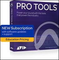 Pro Tools Perpetual License Boxed Student Teacher Edition Perpetual License Subscription Student Tea - Discontinued